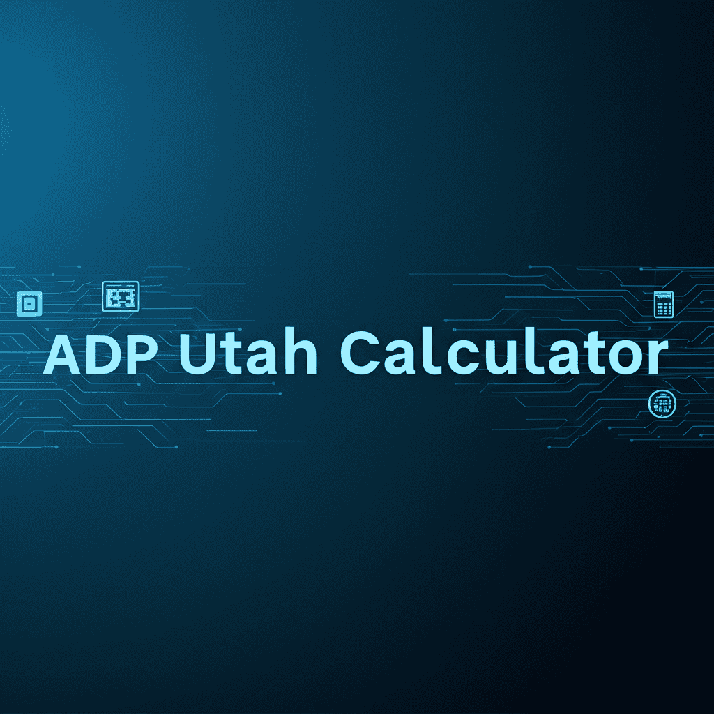 ADP Utah Paycheck Calculator Interface