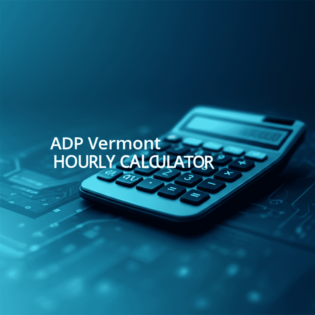 ADP Vermont hourly calculator interface