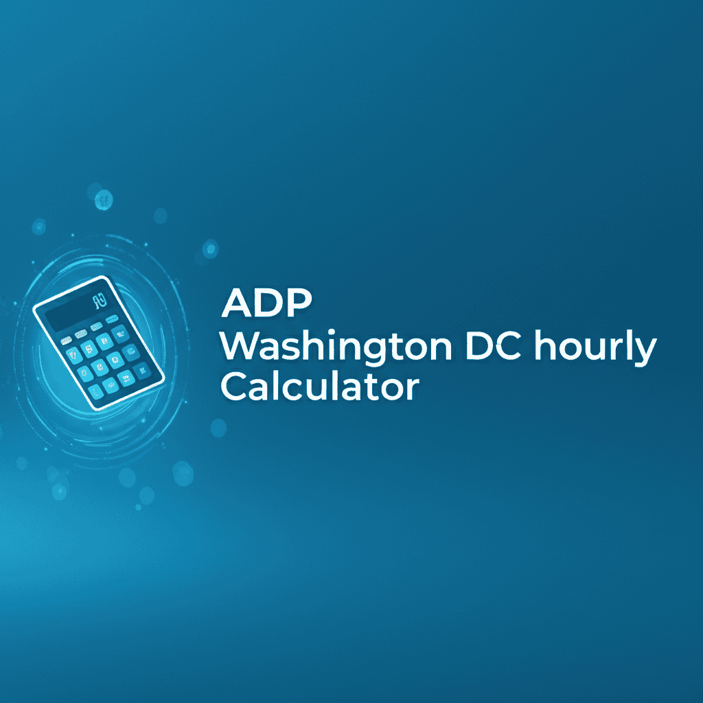 ADP Washington DC Hourly Calculator for Paycheck Estimates