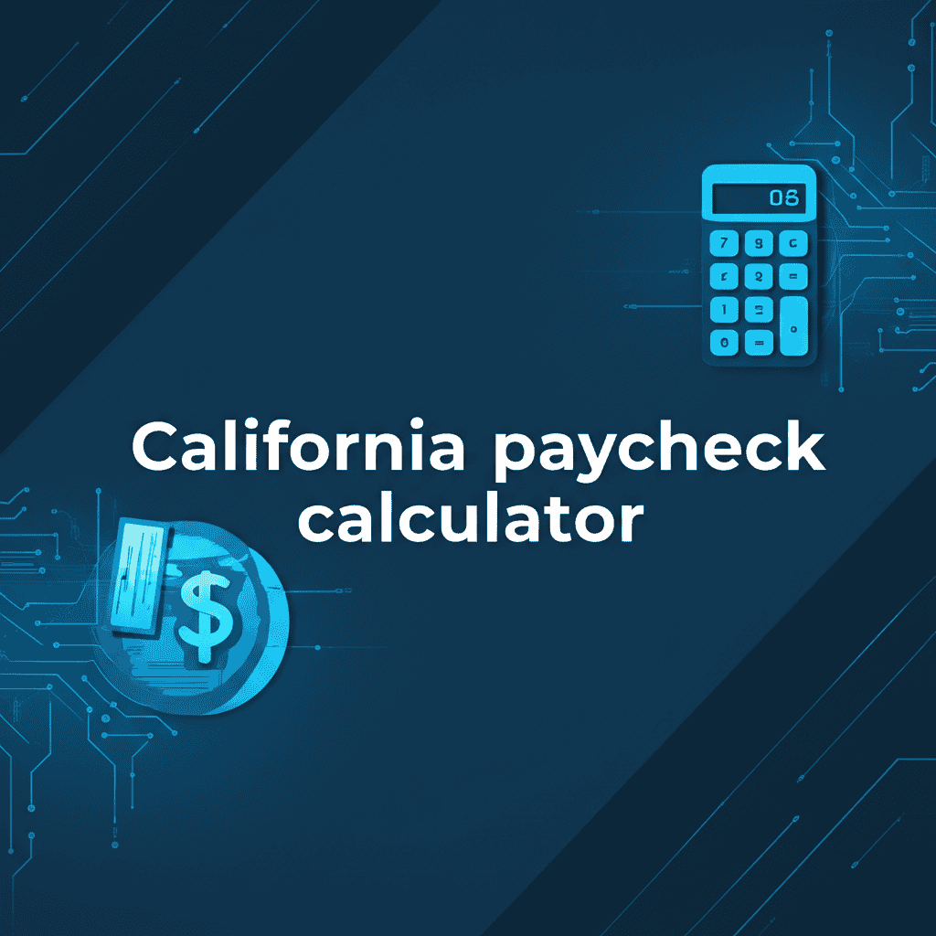 A person reviewing their finances with a calculator, symbolizing the California paycheck calculator