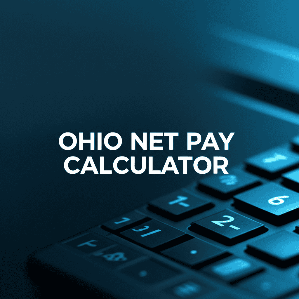 Ohio Net Pay Calculator graphic displaying financial data