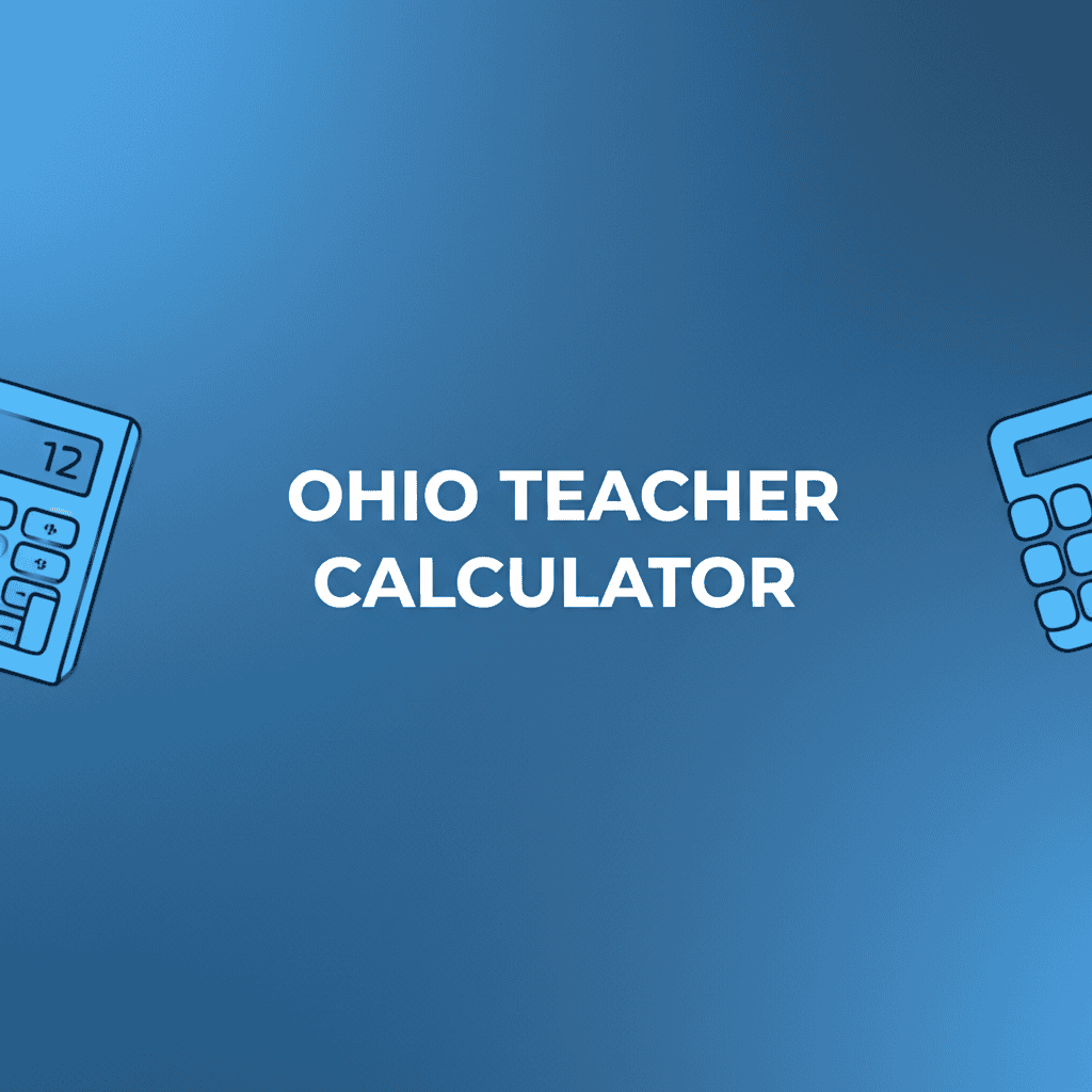 Ohio Teacher Paycheck Calculator Interface