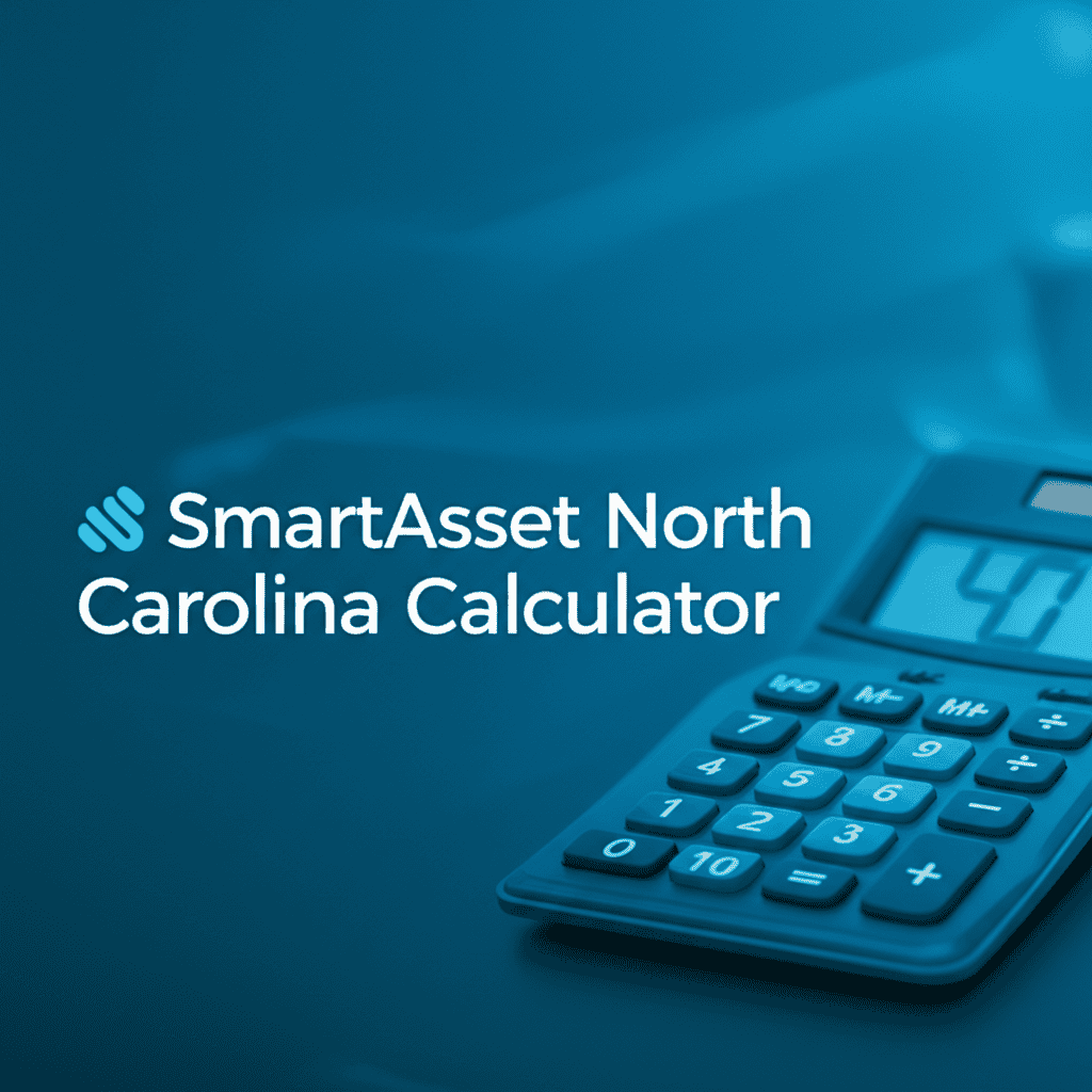 SmartAsset North Carolina calculator showing income and deductions